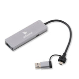 Arizone® USB HUB T-3625 (6 in 1) 1*USB 3.0/2*USB 2.0/USB-C PD/SD/TF